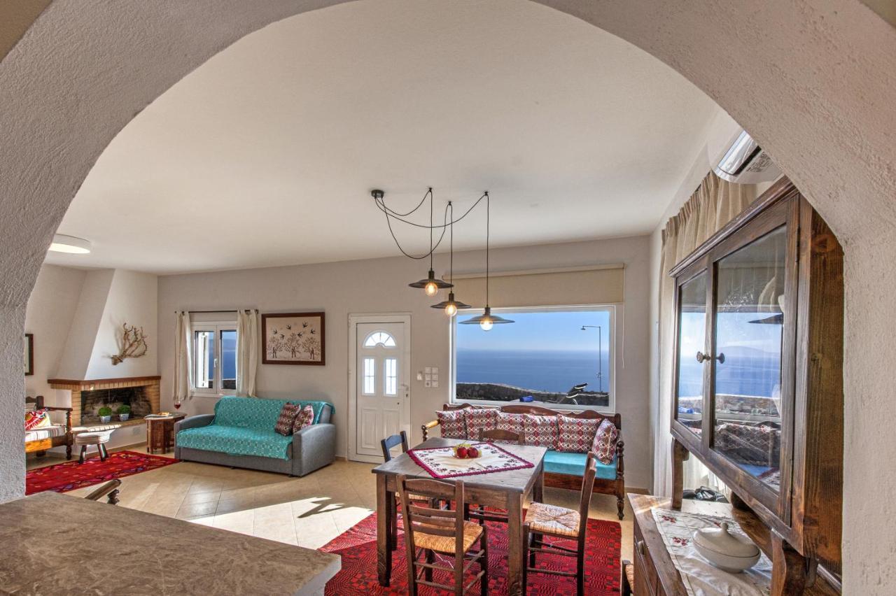 Tranquil Sea View Villa With Private Pool, Just 2Km From The Beach! Agia Galini Exterior foto
