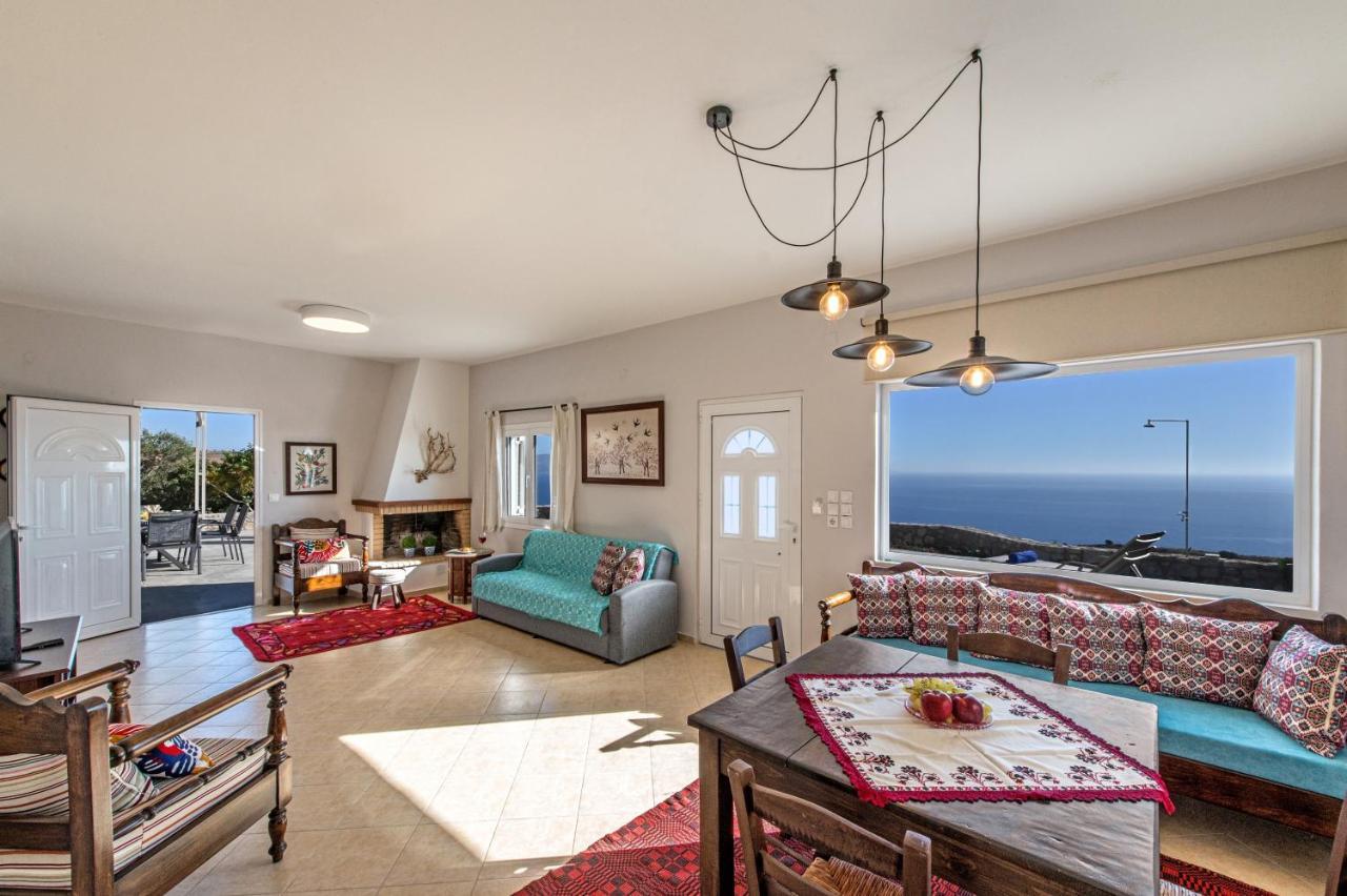 Tranquil Sea View Villa With Private Pool, Just 2Km From The Beach! Agia Galini Exterior foto